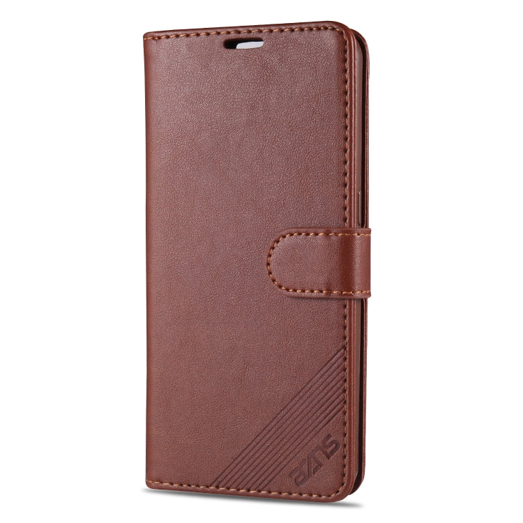 For OPPO K5 AZNS Sheepskin Texture Horizontal Flip Leather Case with Holder & Card Slots & Wallet