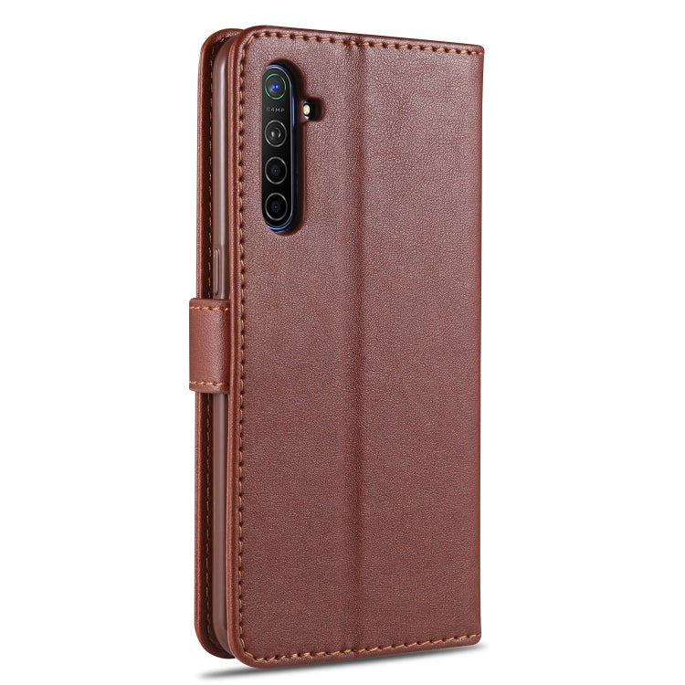 For OPPO K5 AZNS Sheepskin Texture Horizontal Flip Leather Case with Holder & Card Slots & Wallet