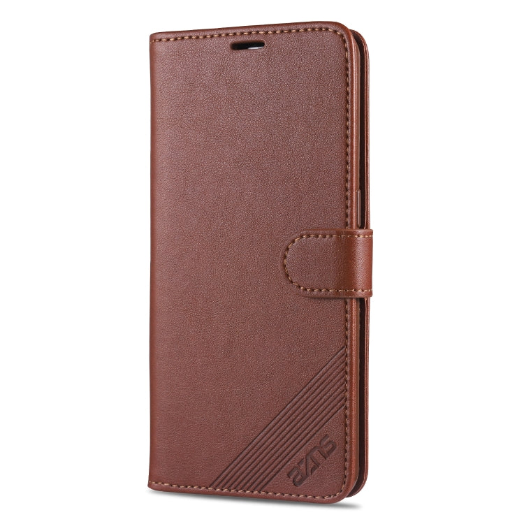 For OPPO A8 AZNS Sheepskin Texture Horizontal Flip Leather Case with Holder & Card Slots & Wallet