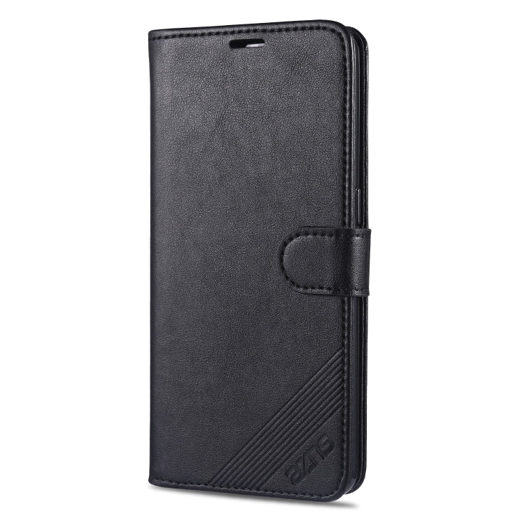 For OPPO A8 AZNS Sheepskin Texture Horizontal Flip Leather Case with Holder & Card Slots & Wallet