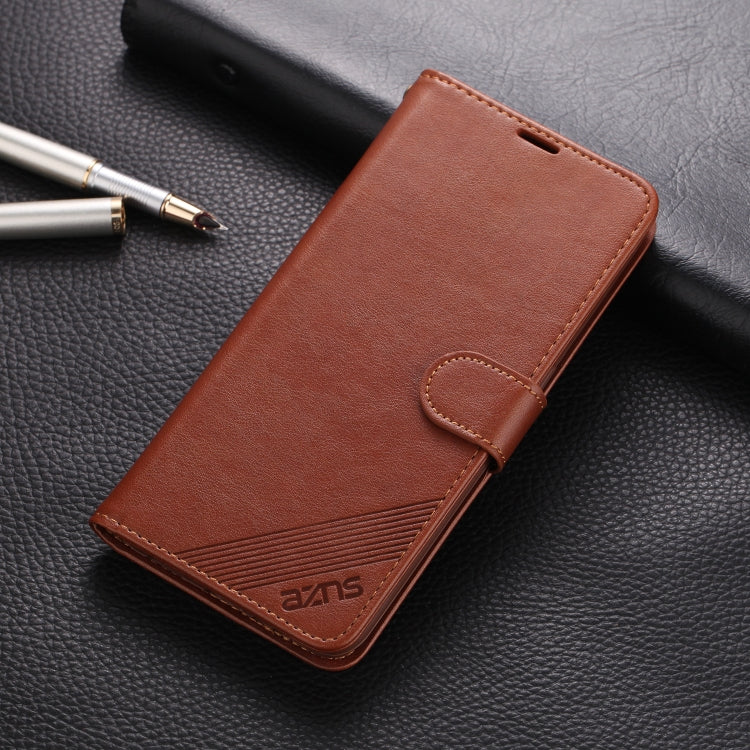 For OPPO Reno Z AZNS Sheepskin Texture Horizontal Flip Leather Case with Holder & Card Slots & Wallet