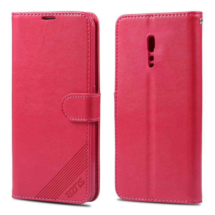 For OPPO Reno Z AZNS Sheepskin Texture Horizontal Flip Leather Case with Holder & Card Slots & Wallet