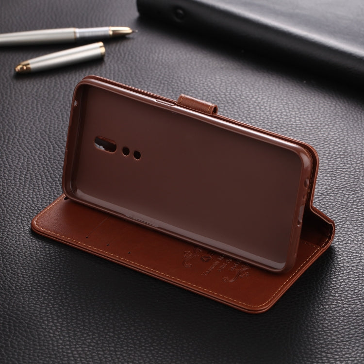 For OPPO Reno Z AZNS Sheepskin Texture Horizontal Flip Leather Case with Holder & Card Slots & Wallet