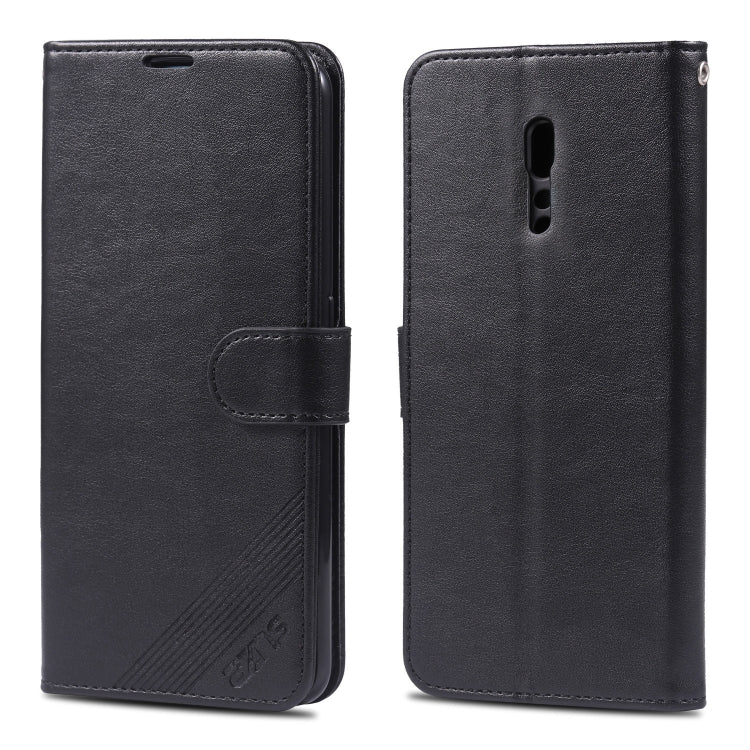 For OPPO Reno Z AZNS Sheepskin Texture Horizontal Flip Leather Case with Holder & Card Slots & Wallet