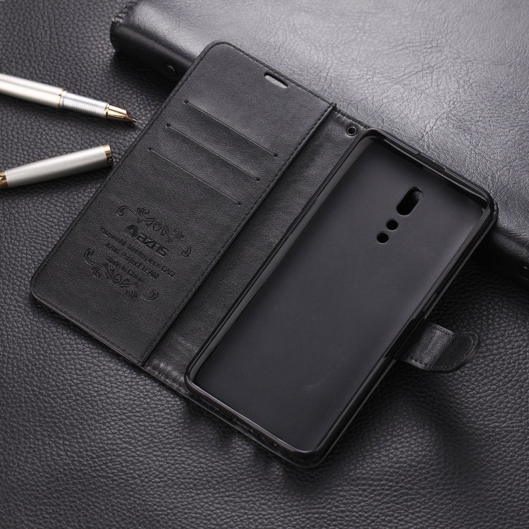 For OPPO Reno Z AZNS Sheepskin Texture Horizontal Flip Leather Case with Holder & Card Slots & Wallet