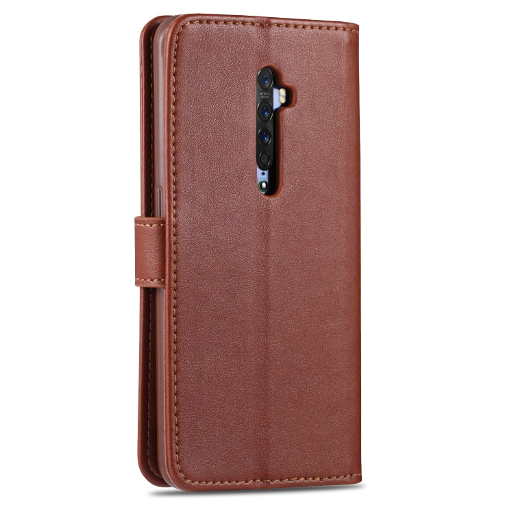 For OPPO Reno2 AZNS Sheepskin Texture Horizontal Flip Leather Case with Holder & Card Slots & Wallet