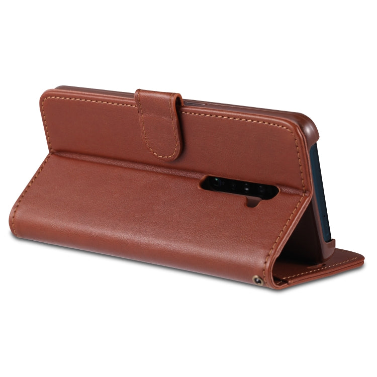 For OPPO Reno2 AZNS Sheepskin Texture Horizontal Flip Leather Case with Holder & Card Slots & Wallet