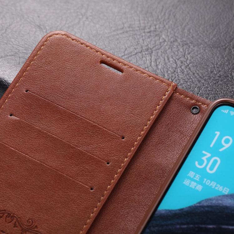 For OPPO Reno2 Z AZNS Sheepskin Texture Horizontal Flip Leather Case with Holder & Card Slots & Wallet