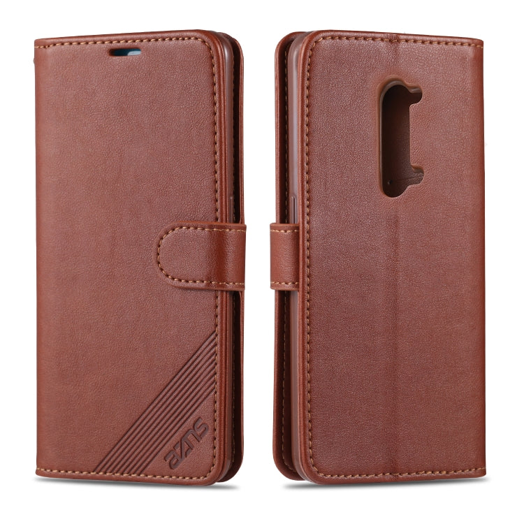 For OPPO Reno 3 AZNS Sheepskin Texture Horizontal Flip Leather Case with Holder & Card Slots & Wallet