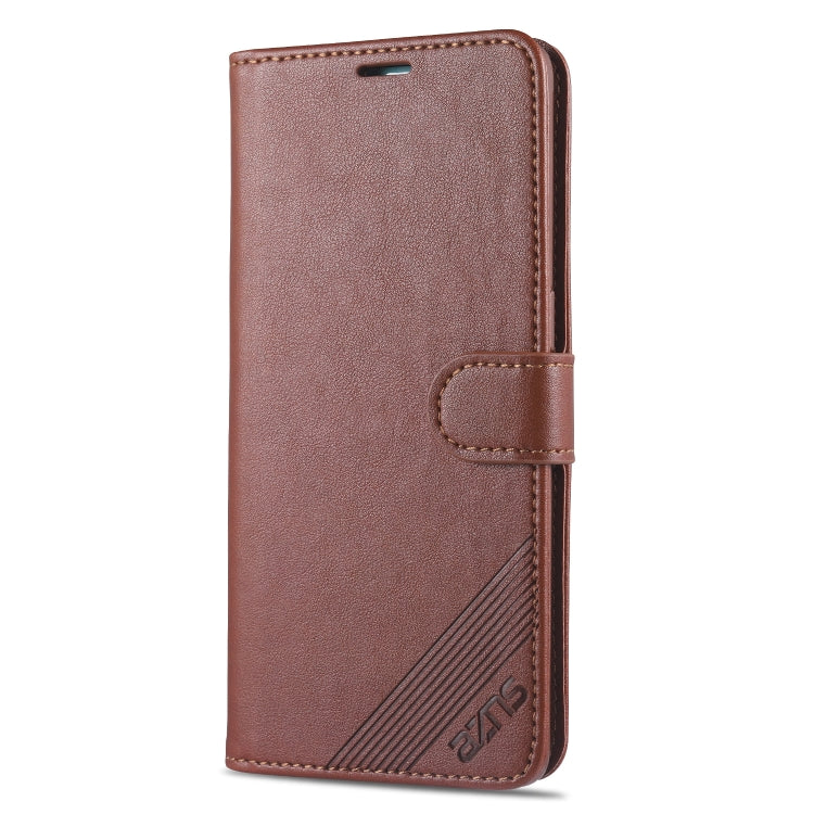 For OPPO Reno3 Pro AZNS Sheepskin Texture Horizontal Flip Leather Case with Holder & Card Slots & Wallet