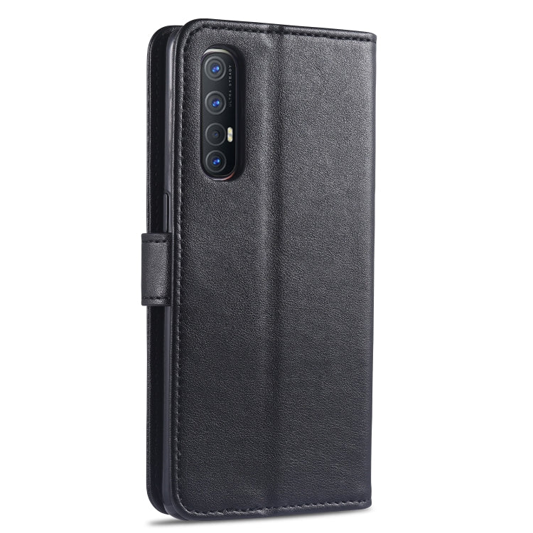 For OPPO Reno3 Pro AZNS Sheepskin Texture Horizontal Flip Leather Case with Holder & Card Slots & Wallet