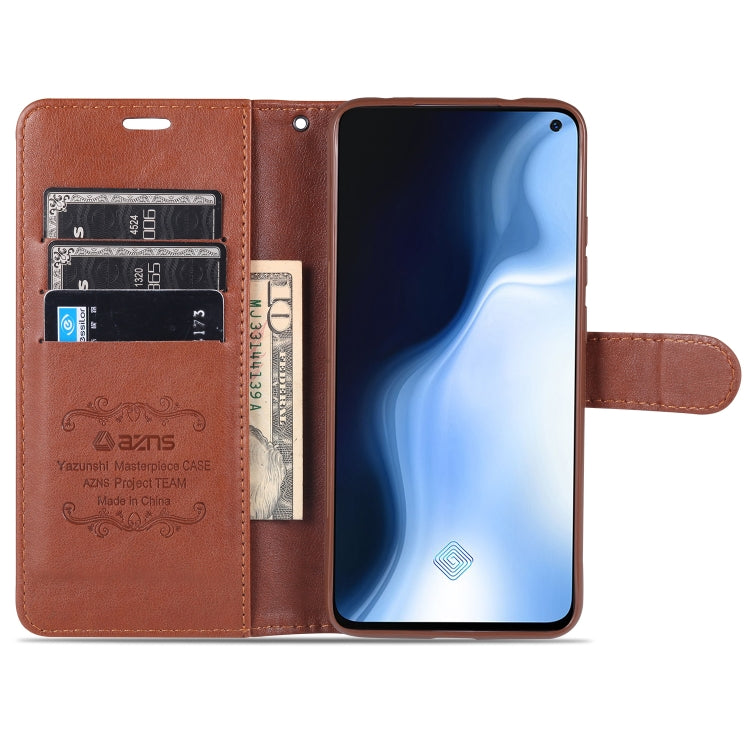 For Vivo S5 AZNS Sheepskin Texture Horizontal Flip Leather Case with Holder & Card Slots & Wallet