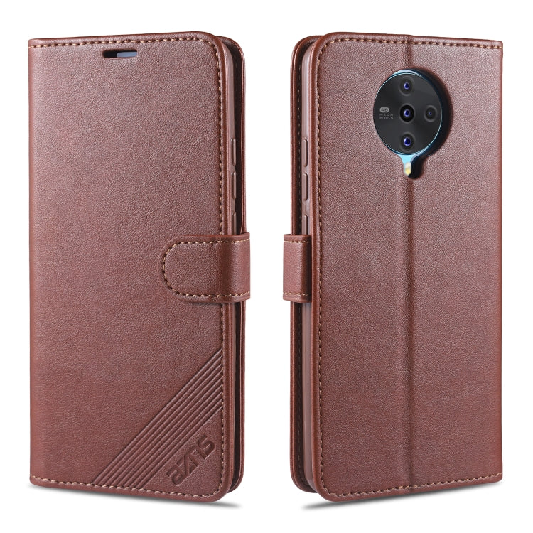 For Vivo S6 AZNS Sheepskin Texture Horizontal Flip Leather Case with Holder & Card Slots & Wallet