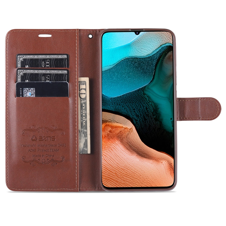 For Vivo S6 AZNS Sheepskin Texture Horizontal Flip Leather Case with Holder & Card Slots & Wallet