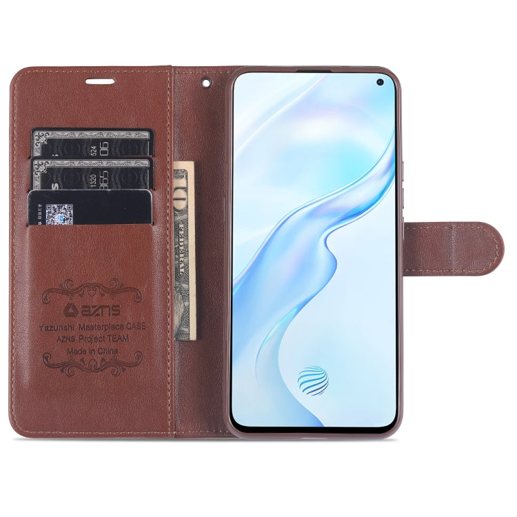 For Vivo X30 / X30 Pro AZNS Sheepskin Texture Horizontal Flip Leather Case with Holder & Card Slots & Wallet