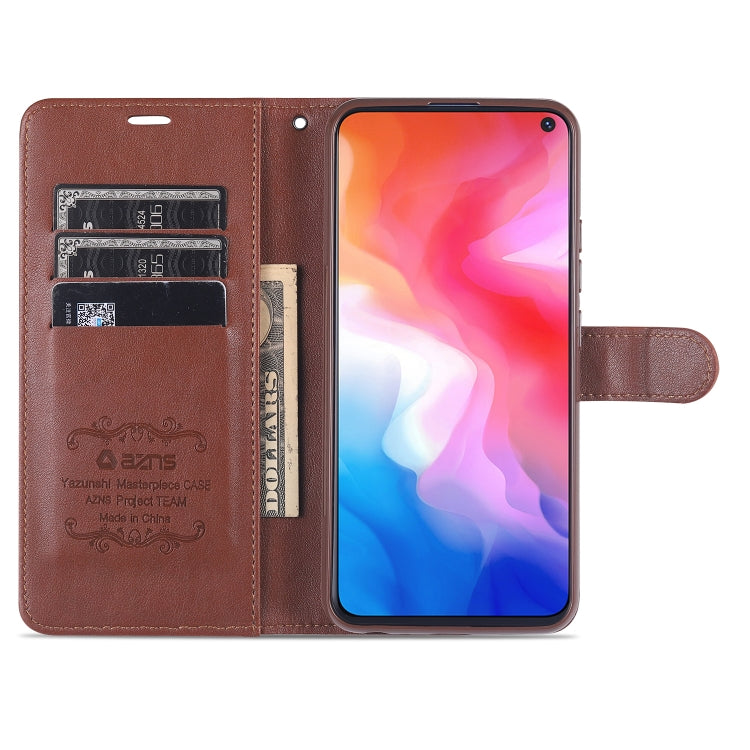 For Vivo Z6 AZNS Sheepskin Texture Horizontal Flip Leather Case with Holder & Card Slots & Wallet