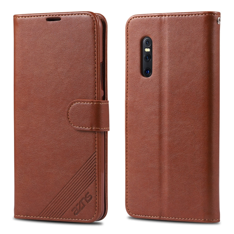 For Vivo X27 AZNS Sheepskin Texture Horizontal Flip Leather Case with Holder & Card Slots & Wallet