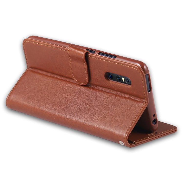 For Vivo X27 AZNS Sheepskin Texture Horizontal Flip Leather Case with Holder & Card Slots & Wallet