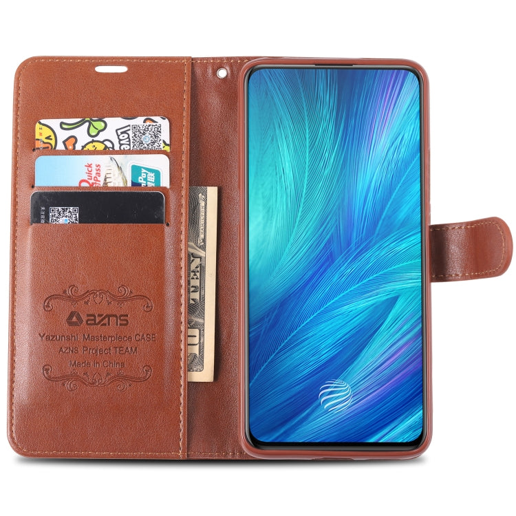 For Vivo X27 AZNS Sheepskin Texture Horizontal Flip Leather Case with Holder & Card Slots & Wallet