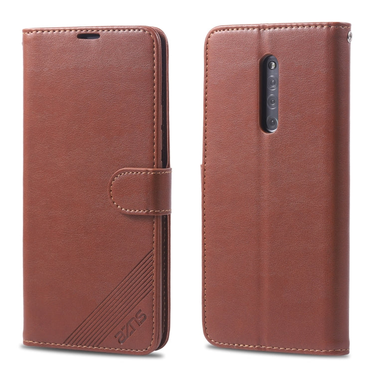 For Vivo X27 Pro AZNS Sheepskin Texture Horizontal Flip Leather Case with Holder & Card Slots & Wallet