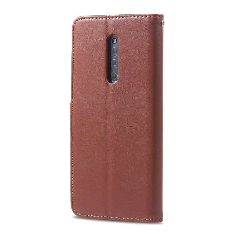 For Vivo X27 Pro AZNS Sheepskin Texture Horizontal Flip Leather Case with Holder & Card Slots & Wallet