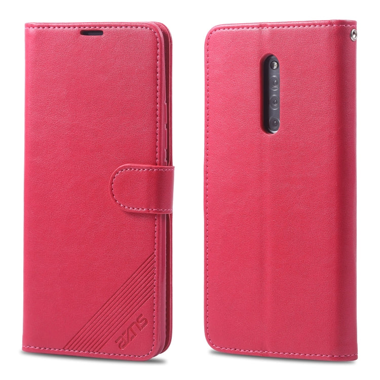 For Vivo X27 Pro AZNS Sheepskin Texture Horizontal Flip Leather Case with Holder & Card Slots & Wallet