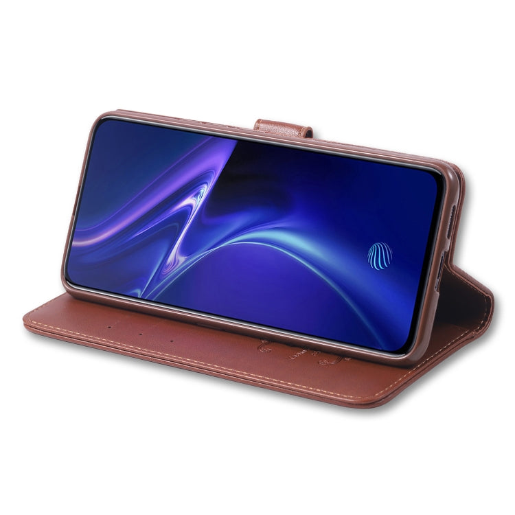 For Vivo X27 Pro AZNS Sheepskin Texture Horizontal Flip Leather Case with Holder & Card Slots & Wallet