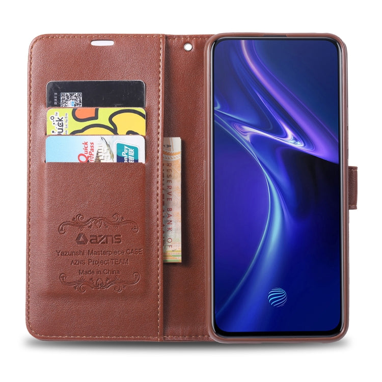 For Vivo X27 Pro AZNS Sheepskin Texture Horizontal Flip Leather Case with Holder & Card Slots & Wallet