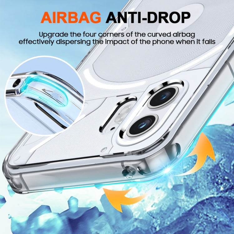 For Nothing Phone 2 Airbag Shockproof Transparent TPU Phone Case