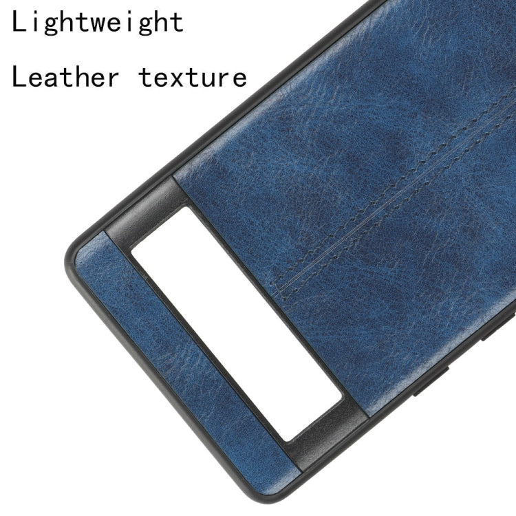 For Google Pixel 7a Cow Pattern Sewing Back Cover Phone Case