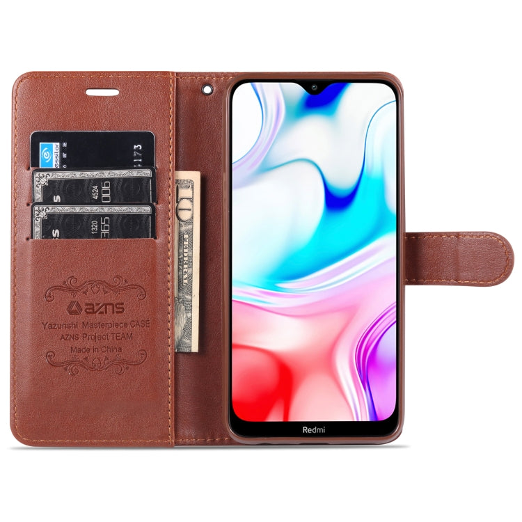 For Xiaomi Redmi 8 / 8A AZNS Sheepskin Texture Horizontal Flip Leather Case with Holder & Card Slots & Wallet