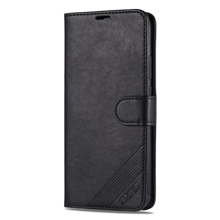 For Xiaomi Redmi 10X 4G / Note 9 AZNS Sheepskin Texture Horizontal Flip Leather Case with Holder & Card Slots & Wallet