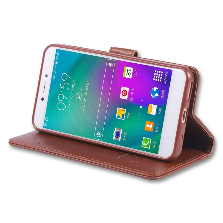 For Xiaomi Redmi Go AZNS Sheepskin Texture Horizontal Flip Leather Case with Holder & Card Slots & Wallet
