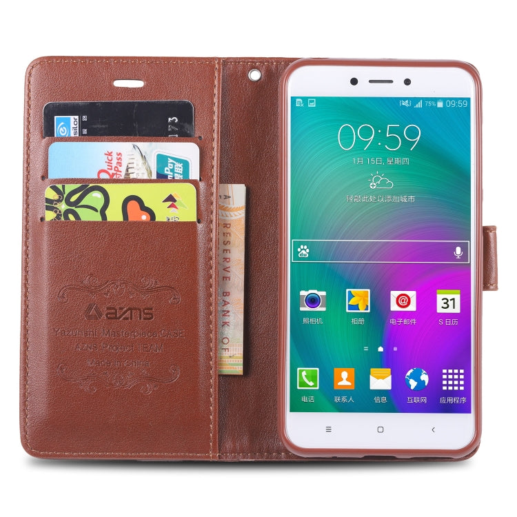 For Xiaomi Redmi Go AZNS Sheepskin Texture Horizontal Flip Leather Case with Holder & Card Slots & Wallet