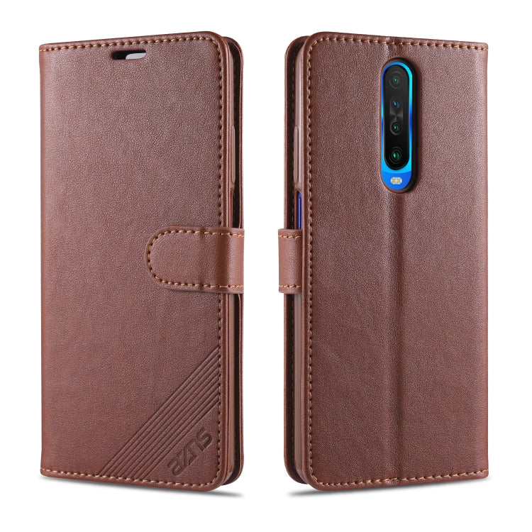 For Xiaomi Redmi K30 AZNS Sheepskin Texture Horizontal Flip Leather Case with Holder & Card Slots & Wallet