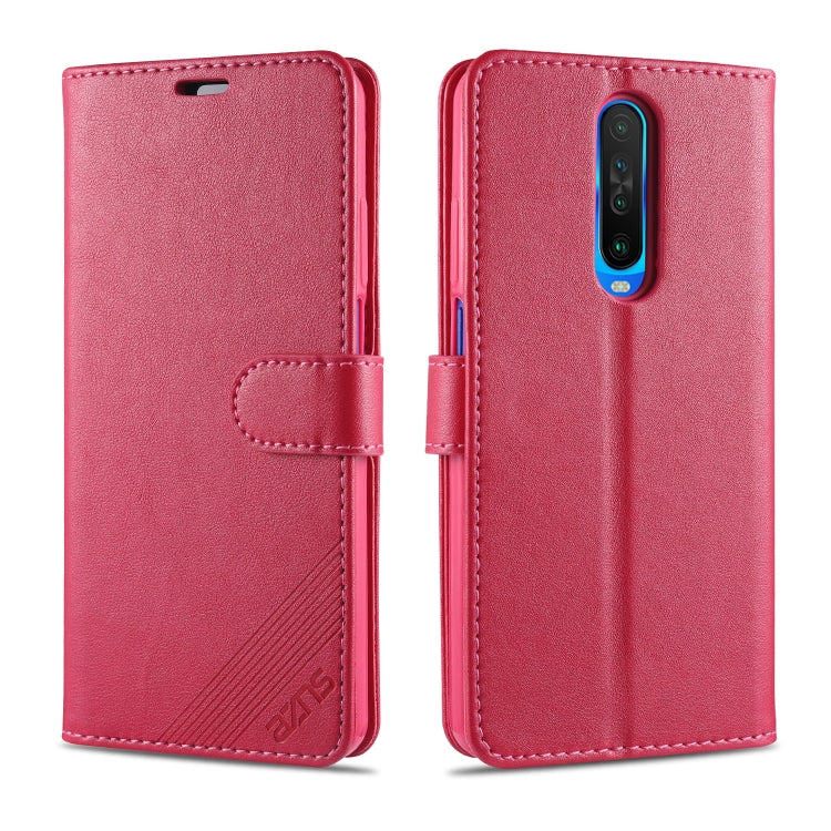 For Xiaomi Redmi K30 AZNS Sheepskin Texture Horizontal Flip Leather Case with Holder & Card Slots & Wallet