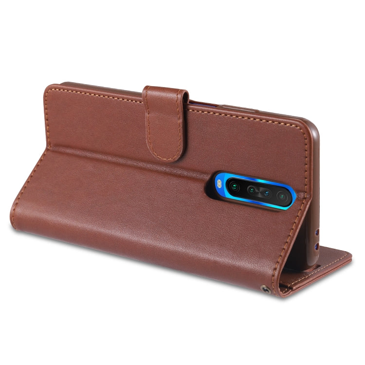 For Xiaomi Redmi K30 AZNS Sheepskin Texture Horizontal Flip Leather Case with Holder & Card Slots & Wallet