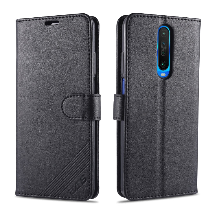 For Xiaomi Redmi K30 AZNS Sheepskin Texture Horizontal Flip Leather Case with Holder & Card Slots & Wallet