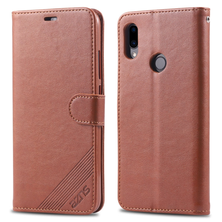 For Xiaomi Redmi Note 7 AZNS Sheepskin Texture Horizontal Flip Leather Case with Holder & Card Slots & Wallet