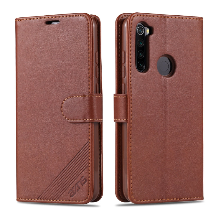 For Xiaomi Redmi Note 8 AZNS Sheepskin Texture Horizontal Flip Leather Case with Holder & Card Slots & Wallet