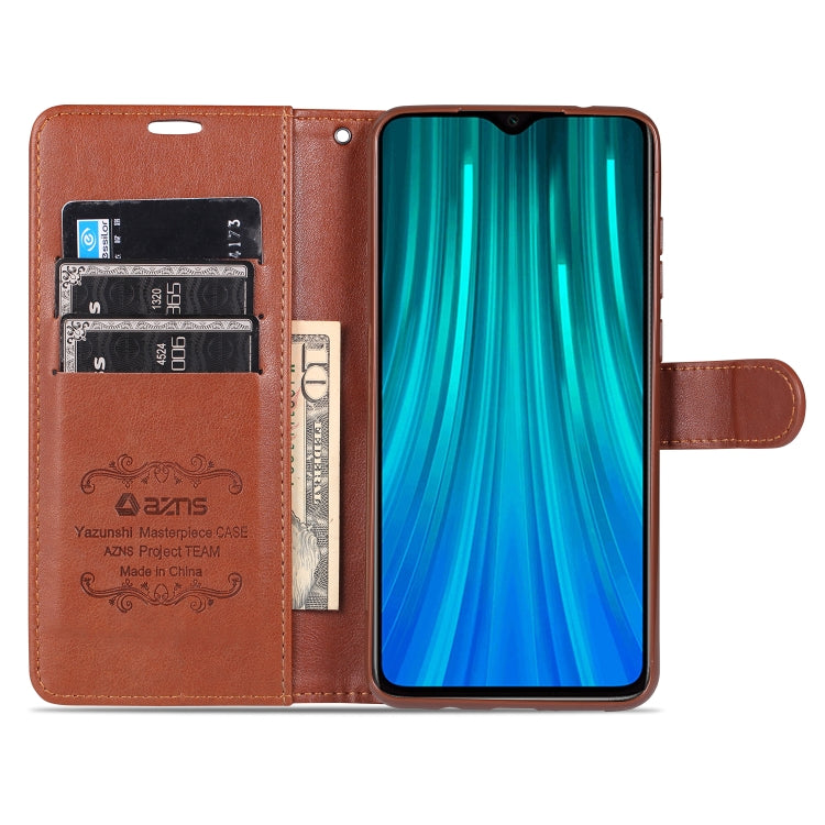 For Xiaomi Redmi Note 8 Pro AZNS Sheepskin Texture Horizontal Flip Leather Case with Holder & Card Slots & Wallet