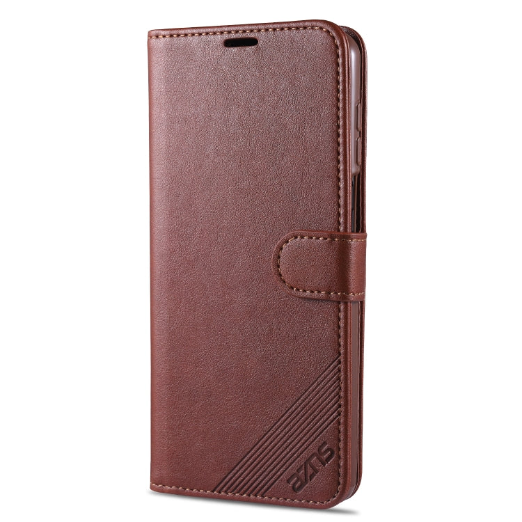 For Xiaomi Redmi Note 9S / Note 9 Pro AZNS Sheepskin Texture Horizontal Flip Leather Case with Holder & Card Slots & Wallet