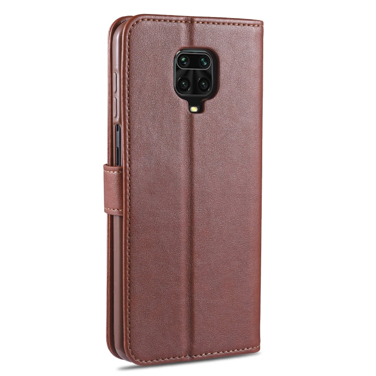 For Xiaomi Redmi Note 9S / Note 9 Pro AZNS Sheepskin Texture Horizontal Flip Leather Case with Holder & Card Slots & Wallet
