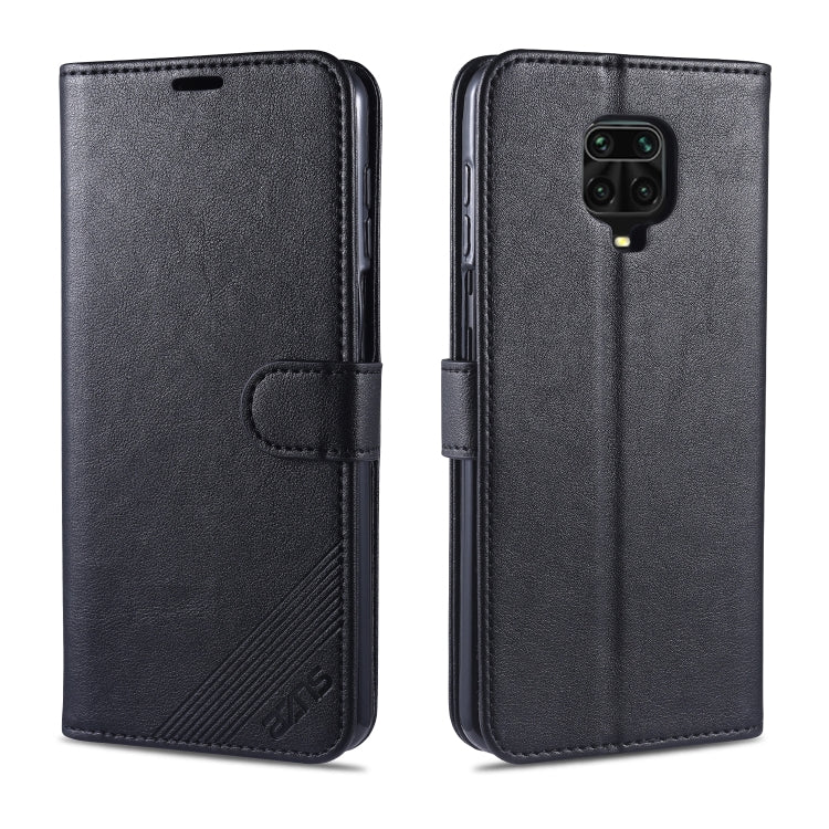 For Xiaomi Redmi Note 9S / Note 9 Pro AZNS Sheepskin Texture Horizontal Flip Leather Case with Holder & Card Slots & Wallet