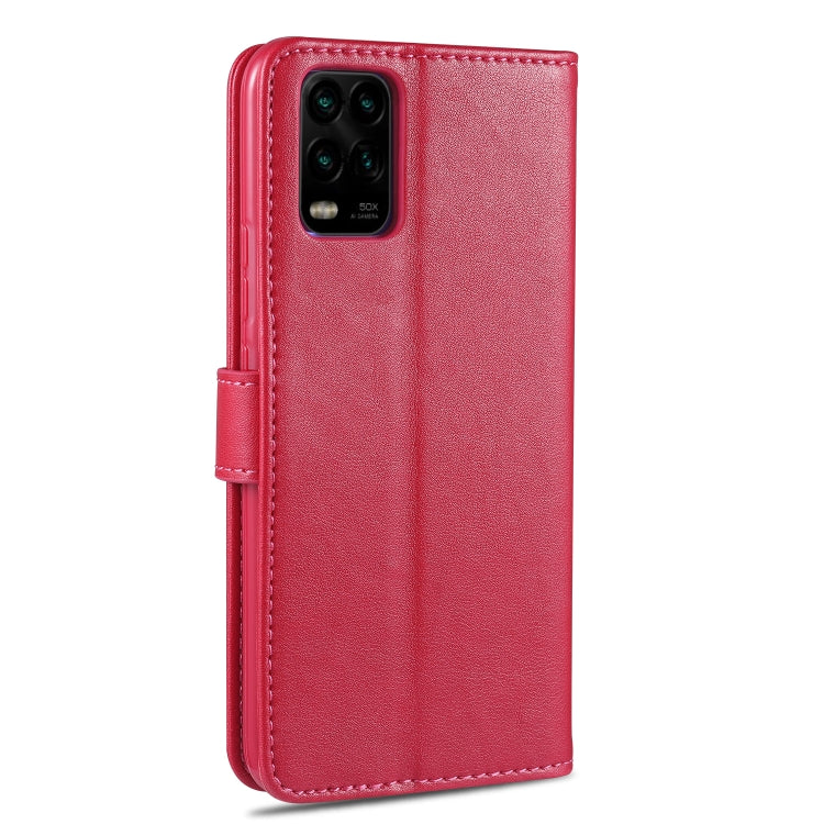 For Xiaomi 10 Lite AZNS Sheepskin Texture Horizontal Flip Leather Case with Holder & Card Slots & Wallet