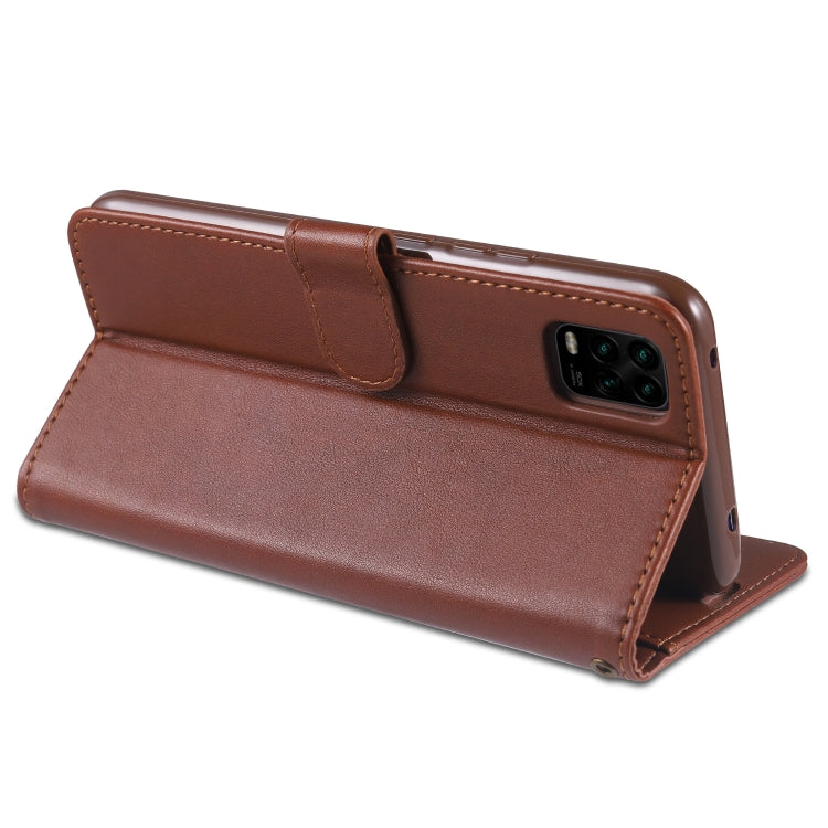 For Xiaomi 10 Lite AZNS Sheepskin Texture Horizontal Flip Leather Case with Holder & Card Slots & Wallet