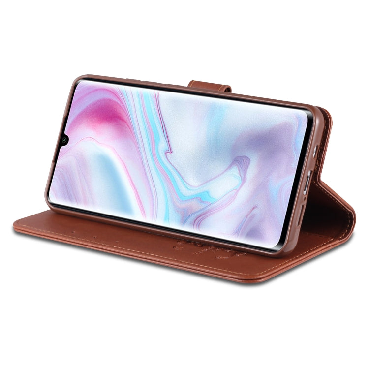 For Xiaomi CC9 Pro AZNS Sheepskin Texture Horizontal Flip Leather Case with Holder & Card Slots & Wallet