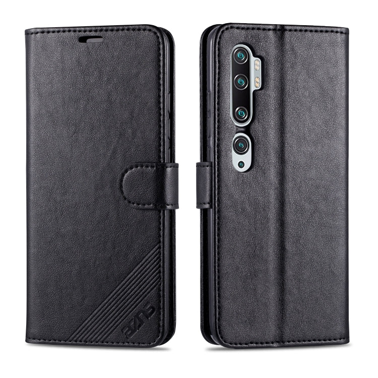 For Xiaomi CC9 Pro AZNS Sheepskin Texture Horizontal Flip Leather Case with Holder & Card Slots & Wallet