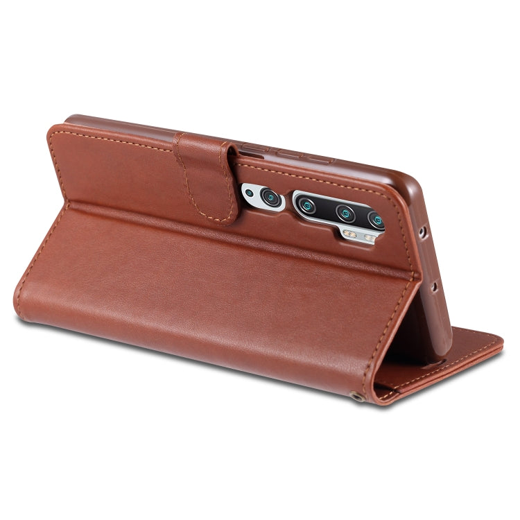 For Xiaomi CC9 Pro AZNS Sheepskin Texture Horizontal Flip Leather Case with Holder & Card Slots & Wallet