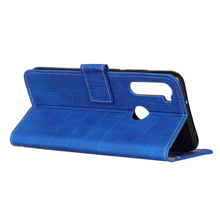 For HTC Desire 20 Pro Crocodile Texture Horizontal Flip Leather Case with Holder & Card Slots & Wallet